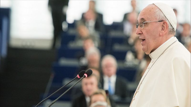 Papst Franziskus zu Gentechnik in der Landwirtschaft. Foto: European Union 2014 / European Parliament